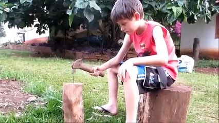 (MEME ORIGINAL) Cepo de madeira / Brincadeira com palitos de fósforo
