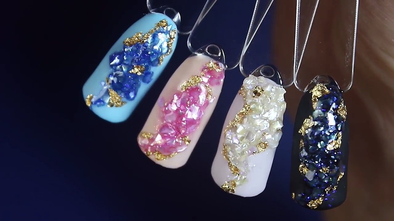 Модный маникюр 2017 "КВАРЦ". Дизайн ногтей гель лаком натуральные текстуры. Обзор гель лаков Miis.