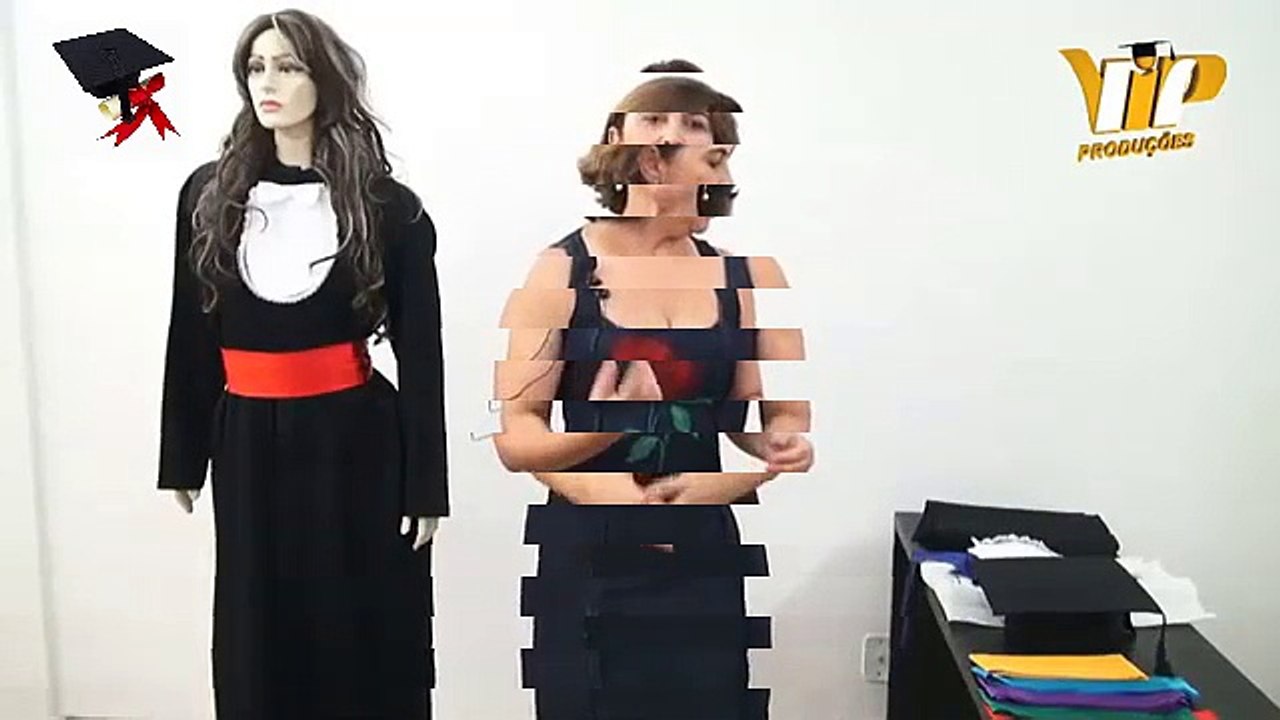 Becas Fortaleza - Como vestir a beca de formatura a Vip Produções ensina