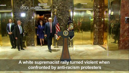 Trump on Charlottesville violence: 'Blame on both sides'