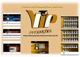 FORMATURAS VIP - placa virtual