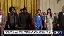 Hamilton cast performs Alexander Hamilton at White House