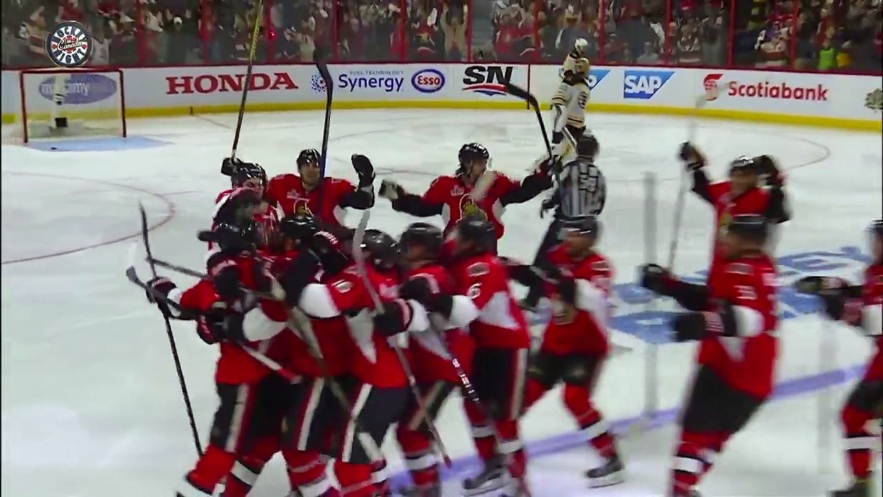 Phaneufs OT goal lifts Sens past Bruins in Game 2