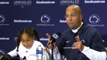 Penn States James Franklin breaks down during press conference after death of brother in