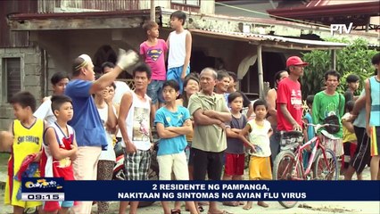 2 residente ng Pampanga, nakitaan ng sintomas ng Avian Flu
