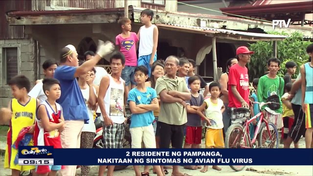 2 residente ng Pampanga, nakitaan ng sintomas ng Avian Flu