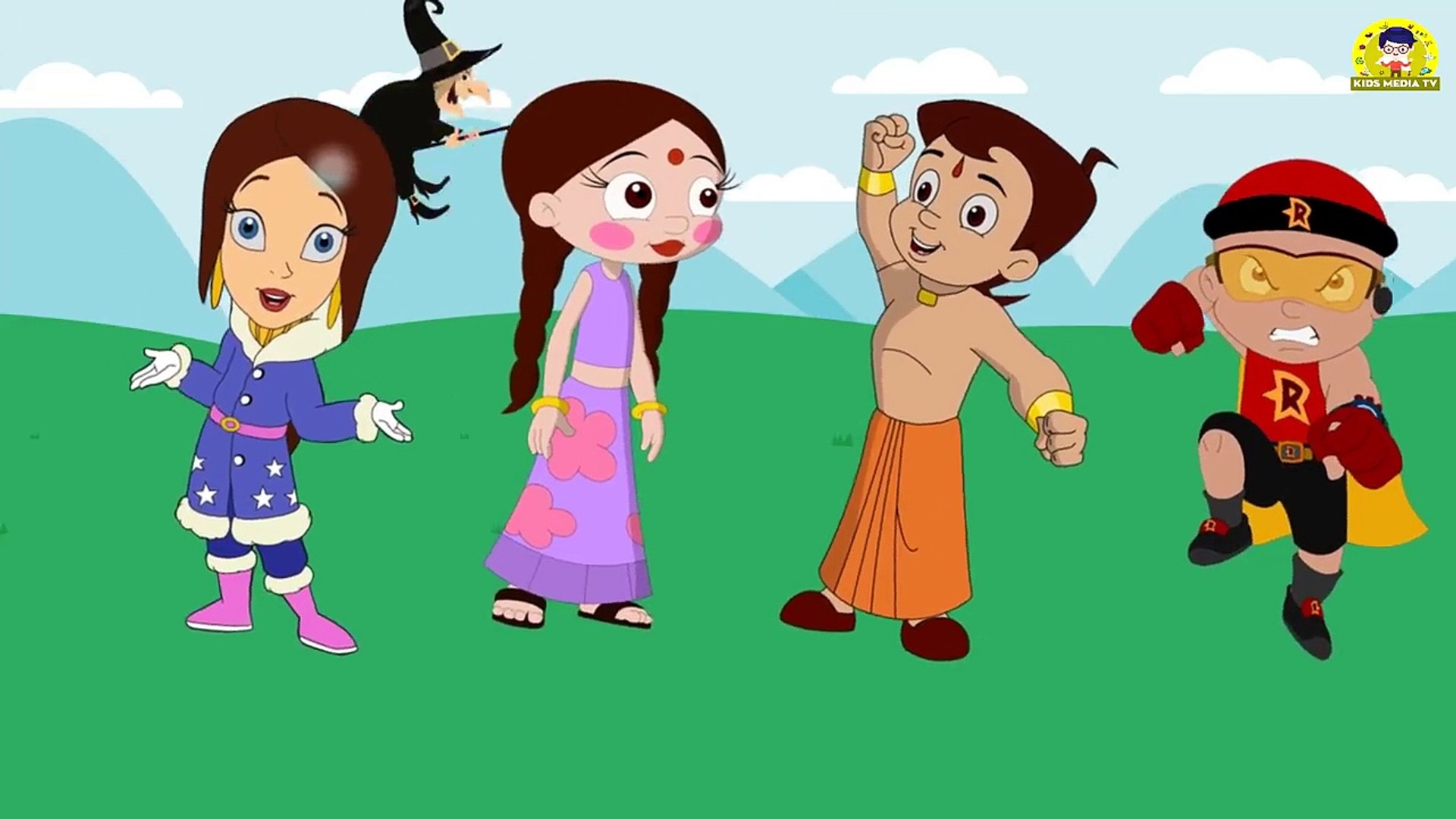 Wrong Legs Chhota Bheem Indumati Chutki Mighty Raju Finger Family Song Learn Colors For Kids Video Dailymotion