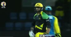 Imad Wasim 18* off just 9 balls for Jamaica Tallawahs against St Lucia Stars in CPL 2017
