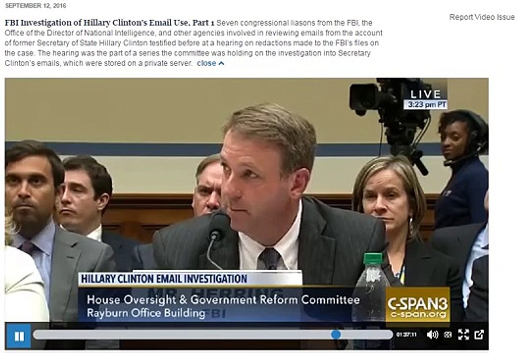 Rep Meadows, NC: OUT OF THE PARK! GOTCHA FBI HERRING 9/12/2016 Oversight Hearing Hillary E