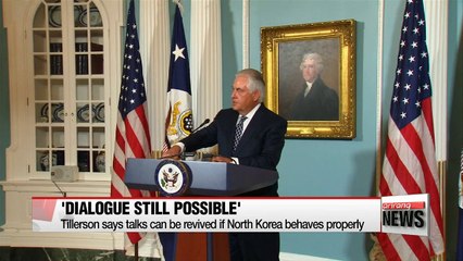 Possibility still open for dialogue between U.S. and North Korea: Tillerson