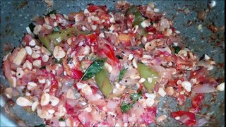 Lunch Ideas Easy 2. Dry Anchovies with Aubergine Recipes Indian Style |  Simple Lentil Recipes