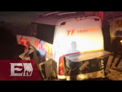 Tren se impacta contra autobús en Nuevo León; hay 16 muertos / Paola Virrueta