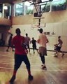 LeBron James, Carmelo Anthony, Kevin Durant in a pickup game in New York