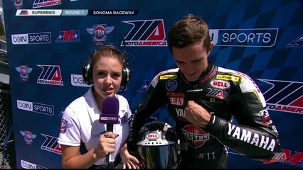 Mathew Scholtz Interview Superpole Sonoma Raceway