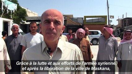 Des centaines de déplacés retournent chez eux à l'est d'Alep