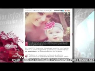 Àyúdame, aquí estamos´: misteriosa voz permite salvar a bebé atrapada en auto accidentado