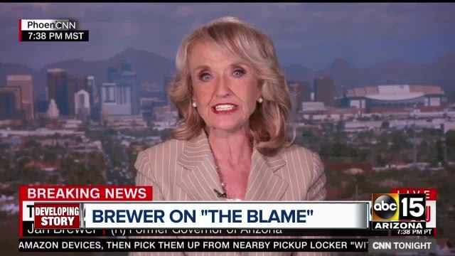 Former Arizona governor Jan Brewer defends Donald Trump post Charlottesville comments