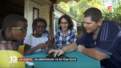 L'incroyable élan de solidarité pour l'anniversaire de Kévin, un jeune autiste de 11 ans - Regardez