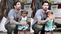 Sunny Leone's Daughter Nisha Spotted With Dad Daniel Weber