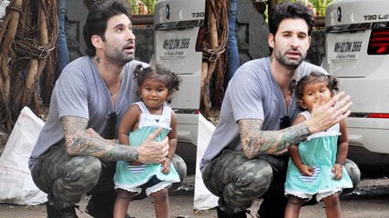 Sunny Leone's Daughter Nisha Spotted With Dad Daniel Weber
