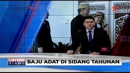 Baju Adat di Sidang Tahunan