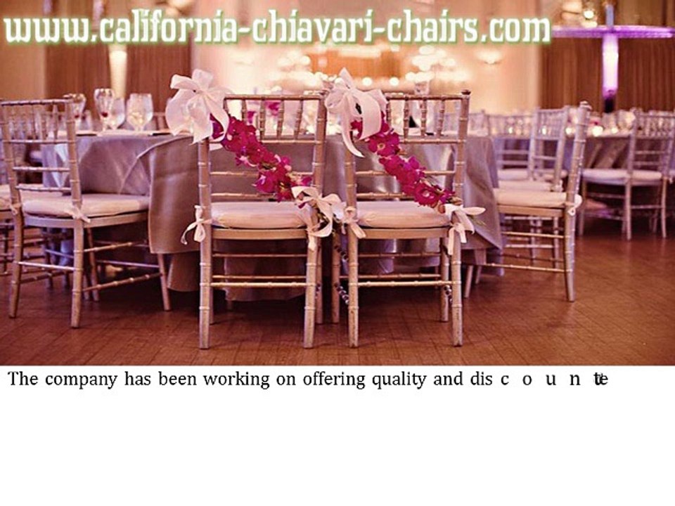 California Chiavari Wedding Chairs Larry Hoffman