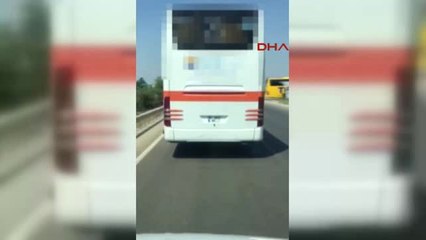 Antalya Tur Otobüsü Şoförü, Hasta Taşıyan Ambulansa Yol Vermedi