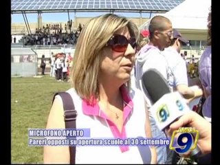 Pareri opposti su apertura scuole al 30 settembre - Microfono Aperto