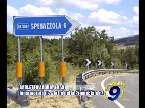 BARLETTA - ANDRIA -TRANI | Inaugurato il secondo lotto della Strada Provinciale n.3