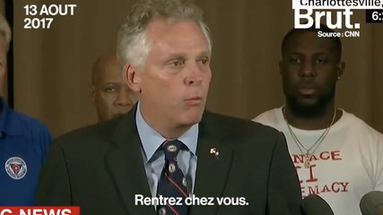 "Rentrez chez vous." : le message du gouverneur de Virginie aux suprémacistes blancs