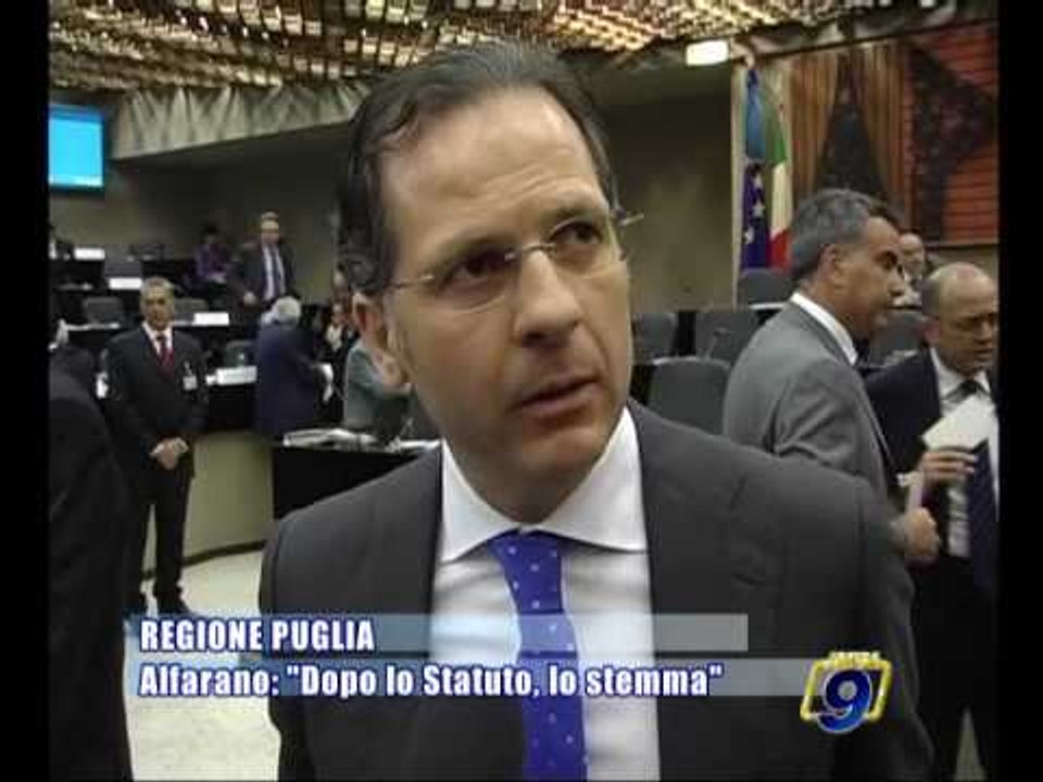 REGIONE PUGLIA | Alfarano: "Dopo lo Statuto, lo stemma"