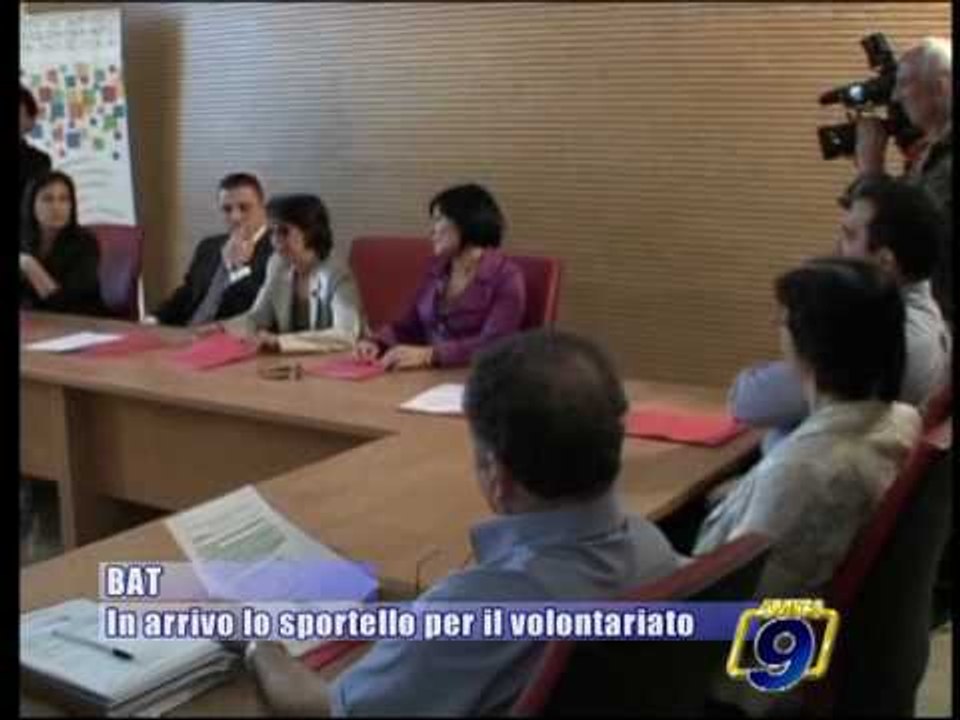 BAT | In arrivo lo sportello per il volontariato