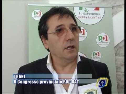 TRANI | Il congresso provinciale PD - BAT