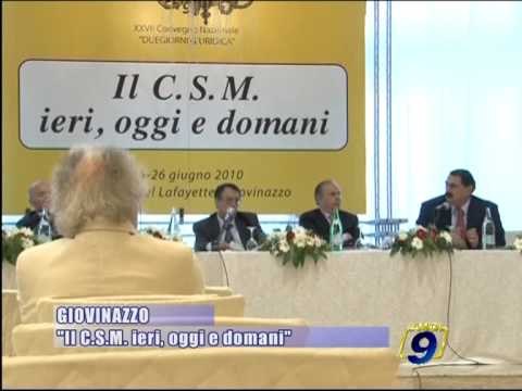 GIOVINAZZO | Il C.S.M oggi, ieri e domani