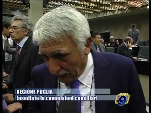 REGIONE PUGLIA | Insediate le commissioni consiliari