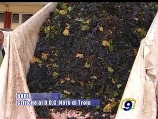 BARI | Critiche al D.O.C. Nero di Troia