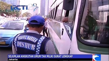 Tak Miliki Surat Lengkap, Angkutan Umum Ditilang