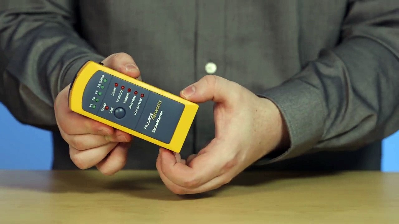 Fluke Networks MicroMapper Handheld Cable Tester & Verifier