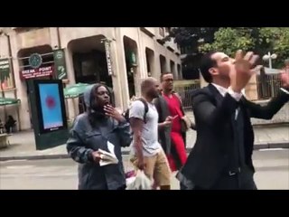 Un prédicateur homophobe sur le piétonnier à Bruxelles