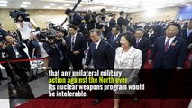 South Korea’s Leader Bluntly Warns U.S. Against Striking North