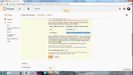 How to AddSetup a Custom domain on Blogger through Godaddy