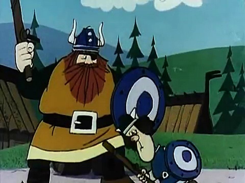Vic le viking (1974) . Halvar et les oreillons . épisode 54 .