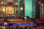 Fieles preparan llegada del papa Francisco al Perú