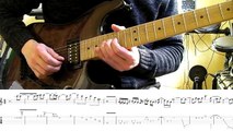 How to play Adrian Smiths solos #2 The Evil That Men Do (with tablatures and backing trac