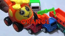 Learn Colors with Transport  Trucks - Educational Video - Truck Toys for Kids  Nursery Rhymes Songs