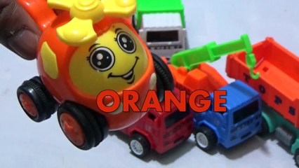 Learn Colors with Transport  Trucks - Educational Video - Truck Toys for Kids  Nursery Rhymes Songs