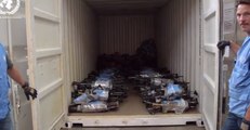 Last Container of Decommissioned FARC Weapons Leaves Colombia