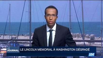 Etats-Unis: le Lincoln Memorial à Washington dégradé
