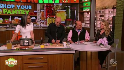 The Chew (January 10, 2017) Actor Justin Hartley; actor Josh Holloway