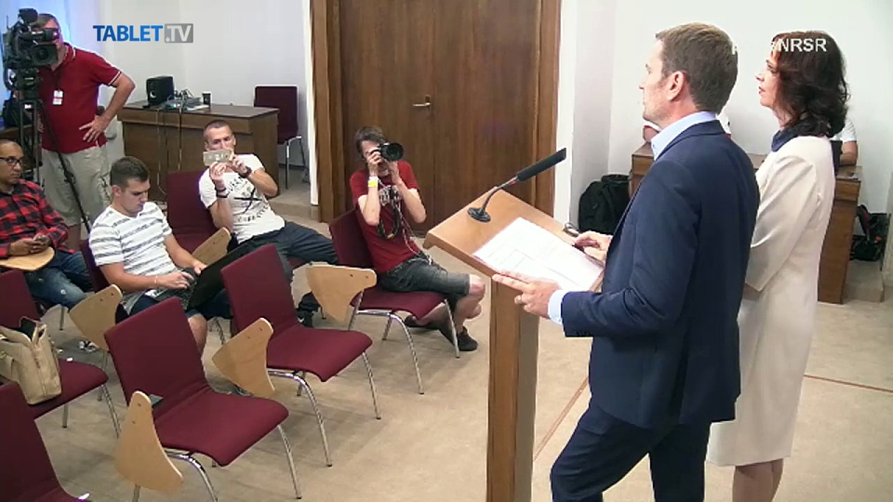 ZÁZNAM:  TK poslancov Národnej rady SR Igora Matoviča a Veroniky Remišovej